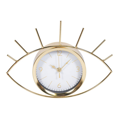 Golden Colour Eye Clock 30cm